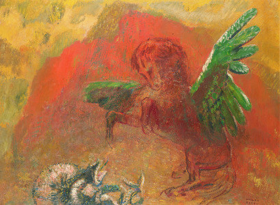 Bild-Nr: 31001009 Pegasus Triumphant Erstellt von: Redon, Odilon