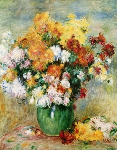 Bild-Nr: 31001115 Bouquet of Chrysanthemums, c.1884 Erstellt von: Renoir, Pierre-Auguste