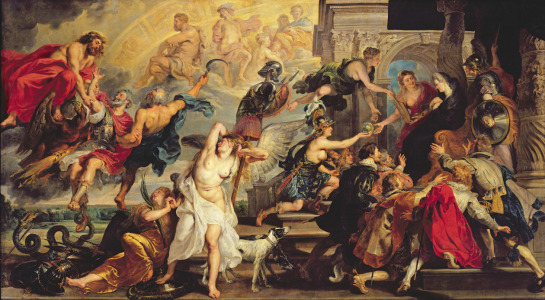 Bild-Nr: 31001217 The Apotheosis of Henri IV and the Proclamation of the Regency of Marie de Medic Erstellt von: Rubens, Peter Paul