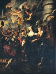Bild-Nr: 31001236 The Medici Cycle: Marie de Medici Escaping from Blois, 21st-22nd February 1619,  Erstellt von: Rubens, Peter Paul