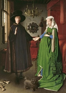 Bild-Nr: 31001317 The Portrait of Giovanni Arnolfini and his Wife Giovanna Cenami 1434 Erstellt von: van Eyck, Hubert & Jan