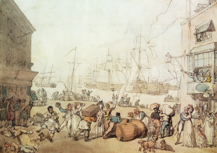 Bild-Nr: 31001494 Portsmouth Point, 1811 Erstellt von: Rowlandson, Thomas