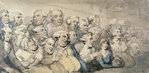 Bild-Nr: 31001498 An Audience at Drury Lane Theatre Erstellt von: Rowlandson, Thomas