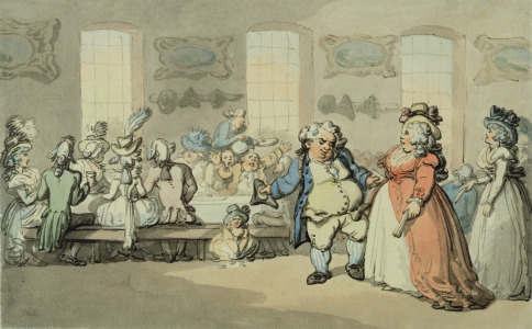 Bild-Nr: 31001500 The Breakfast, from 'Scenes at Bath' Erstellt von: Rowlandson, Thomas