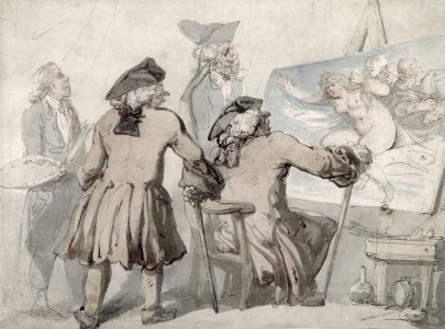 Bild-Nr: 31001501 The Connoisseurs, c.1790 Erstellt von: Rowlandson, Thomas