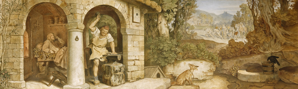 Bild-Nr: 31001510 The Blacksmith of Ruhla, c.1854-55 Erstellt von: Schwind, Moritz Ludwig von