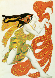 Bild-Nr: 31001553 Costume design for a bacchante in 'Narcisse' by Tcherepnin, 1911 Erstellt von: Bakst, Leon