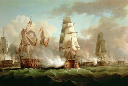 Bild-Nr: 31001559 'Neptune' engaged, Trafalgar, 1805 Erstellt von: Sartorius, J. Francis