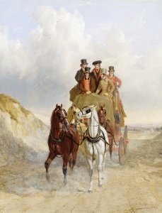 Bild-Nr: 31001585 The Royal Mail Coach on the Road, 1841 Erstellt von: Herring Snr, John Frederick