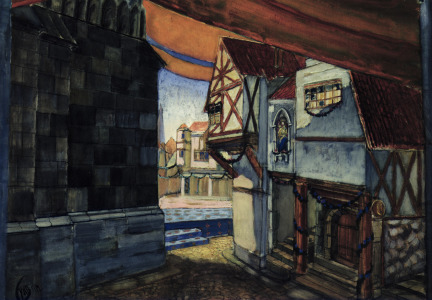 Bild-Nr: 31001661 Stage design for the opera 'The Maid of Orleans' by Pyotr Tchaikovsky , 1912 Erstellt von: Petrov-Vodkin, Kuzma Sergeevich