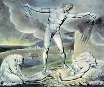 Bild-Nr: 31001753 Illustrations of the Book of Job; Satan smiting Job with Sore Boils, 1825 Erstellt von: Blake, William