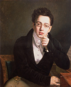 Bild-Nr: 31001778 Portrait of Franz Schubert , Austrian composer, aged 17, c.1814 Erstellt von: Anonyme Künstler