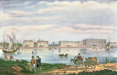 Bild-Nr: 31001822 The Marble Palace and the Neva Embankment in St. Petersburg, 1822 Erstellt von: Anonyme Künstler