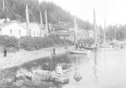 Bild-Nr: 31001881 Village in Alaska, c.1900 Erstellt von: Unbekannte Fotografen