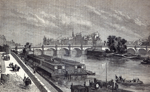 Bild-Nr: 31001969 Modern Paris: The Pont Neuf, 1845 Erstellt von: Anonyme Künstler