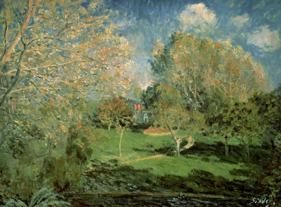 Bild-Nr: 31002110 The Garden of Hoschede Family, 1881 Erstellt von: Sisley, Alfred