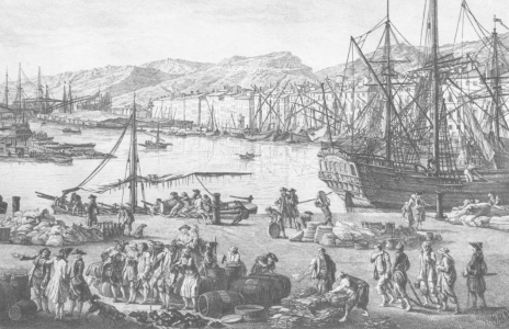 Bild-Nr: 31002252 Old Port of Toulon, seen from the quartermaster's stores, series of 'Les Ports d Erstellt von: Vernet, Claude Joseph