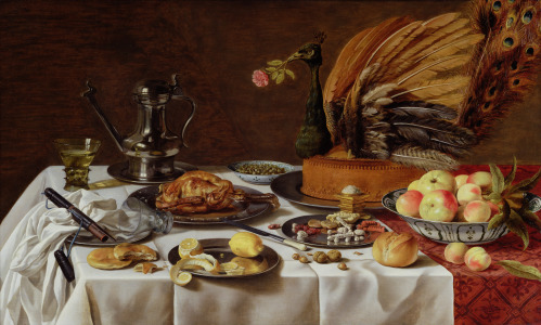 Bild-Nr: 31002263 Still Life with a Peacock Pie, 1627 Erstellt von: Claesz, Pieter