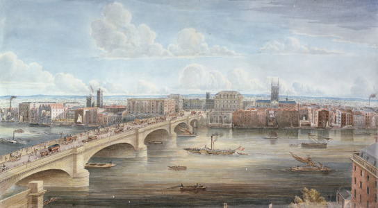 Bild-Nr: 31002288 Another View of New London Bridge, showing the West Front, looking towards South Erstellt von: Yates, Gideon