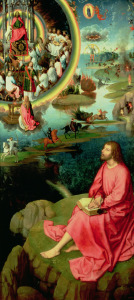 Bild-Nr: 31002502 St. John the Evangelist at Patmos, from the Mystic Marriage of St. Catherine Tri Erstellt von: Memling, Hans