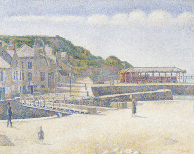 Bild-Nr: 31002513 The Harbour and the Quays at Port-en-Bessin, 1888 Erstellt von: Seurat, Georges Pierre