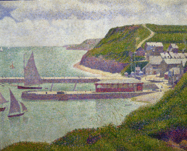 Bild-Nr: 31002515 Harbour at Port-en-Bessin at High Tide, 1888 Erstellt von: Seurat, Georges Pierre
