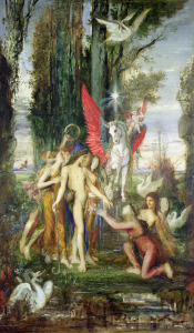 Bild-Nr: 31002576 Hesiod and the Muses Erstellt von: Moreau, Gustave