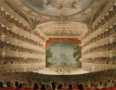 Bild-Nr: 31002640 Kings Theatre Opera House, engraved by J. Bluck, pub. by Ackermann's 'Repository Erstellt von: Rowlandson, Thomas