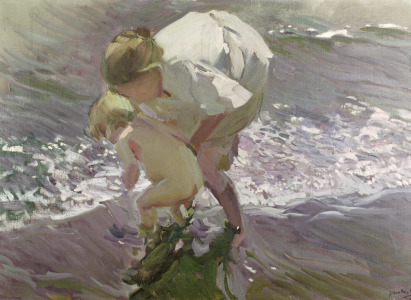 Bild-Nr: 31002686 Bathing on the Beach, 1908 Erstellt von: Sorolla y Bastida, Joaquin