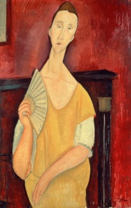 Bild-Nr: 31002815 Woman with a Fan 1919 Erstellt von: Modigliani, Amedeo