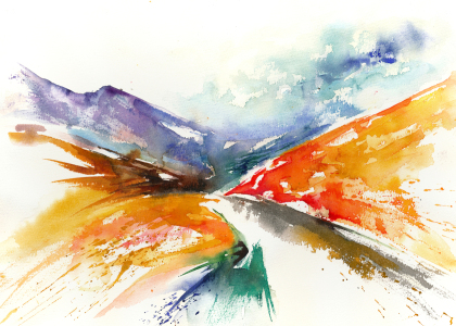 Bild-Nr: 10963471 abstrakte Landschaft Erstellt von: JitkaKrause