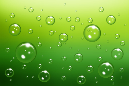 Bild-Nr: 11299816 Wassertropfen auf Grün Erstellt von: Mausopardia