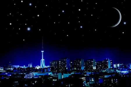 Bild-Nr: 11355940 Berlin mit Sternenhimmel Erstellt von: SP10