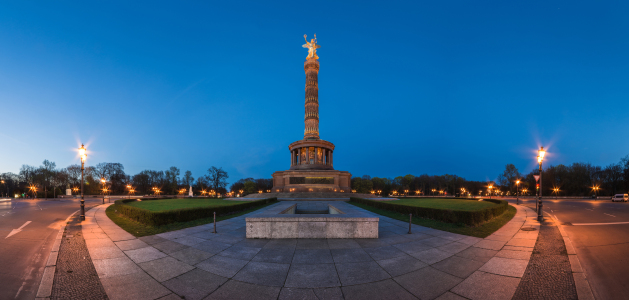 Bild-Nr: 11483148 Berlin - Siegessäule Panorama zur blauen Stunde Erstellt von: Jean Claude Castor