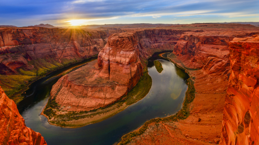 Bild-Nr: 11974077 Horseshoe Bend Sunset Erstellt von: Radek  Hofman