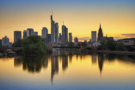 Bild-Nr: 12248898 Sonnenuntergang in Frankfurt Erstellt von: KundenNr-349897
