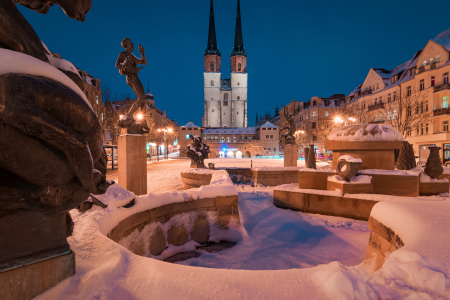 Bild-Nr: 12630562 Winter in Halle-Saale Erstellt von: Martin Martin Wasilewski