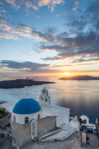 Bild-Nr: 12737874 Sonnenuntergang in Fira auf Santorini Erstellt von: eyetronic