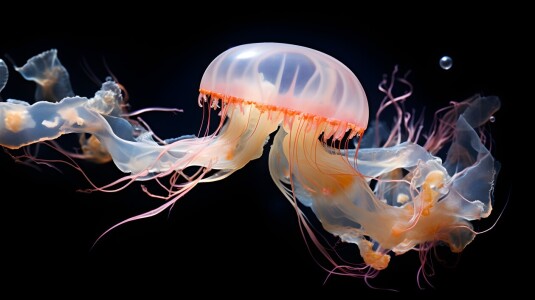 Bild-Nr: 12741519 Qualle 2 KI Erstellt von: Heike  Hultsch