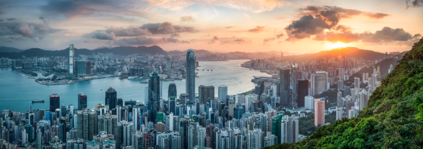 Bild-Nr: 12744024 Hongkong Victoria Harbour bei Sonnenaufgang Erstellt von: eyetronic