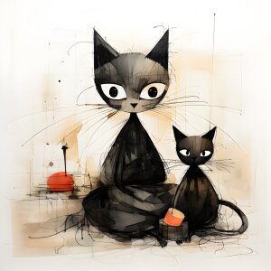 Bild-Nr: 12745303 Kätzchen KI Erstellt von: Heike  Hultsch