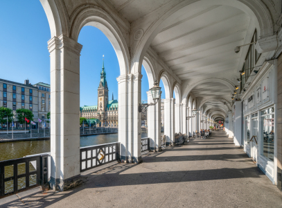 Bild-Nr: 12745822 Alsterarkaden in Hamburg Erstellt von: eyetronic