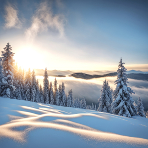 Bild-Nr: 12782744 Winterlandschaft KI Erstellt von: XYRIUS