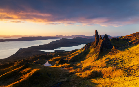 Bild-Nr: 12794524 Old Man of Storr zum Sonnenaufgang Erstellt von: Daniela Beyer