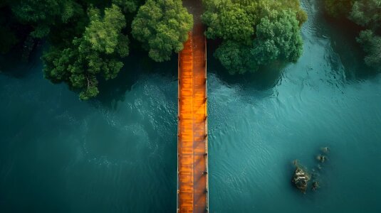 Bild-Nr: 12800943 Die Brücke KI Erstellt von: Heike  Hultsch