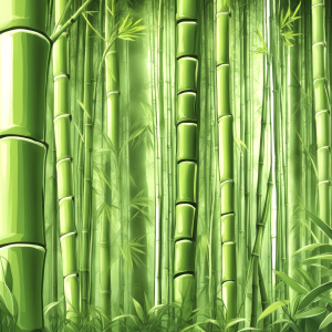 Bild-Nr: 12805461 Bambuswand Grün KI Erstellt von: XYRIUS