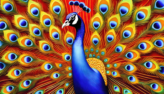 Bild-Nr: 12811497 Pfau schönes Kleid Erstellt von: XYRIUS