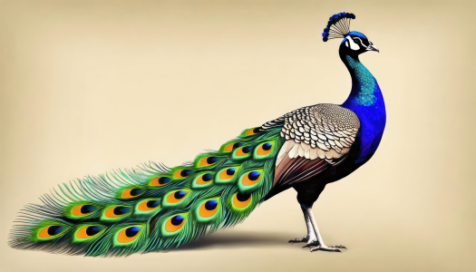 Bild-Nr: 12811898 Pfau KI Erstellt von: XYRIUS