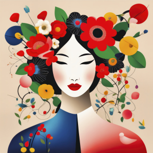 Bild-Nr: 12812359 Blumenmädchen Erstellt von: XYRIUS