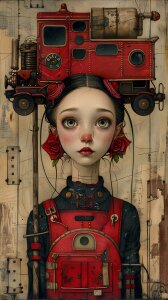 Bild-Nr: 12825083 Feuerwehrfrau Erstellt von: Heike  Hultsch